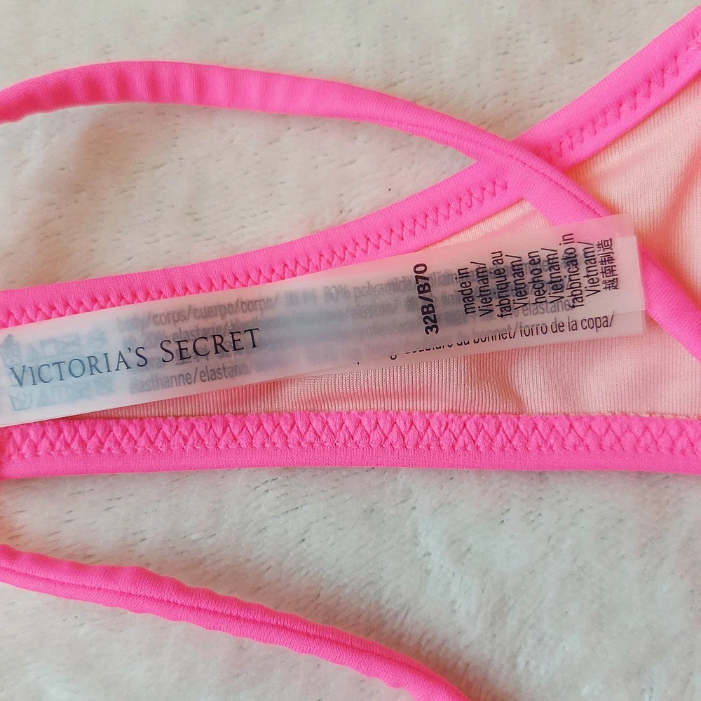 Victoria's Secret Hot Pink Bikini Top - Picture 3 of 7